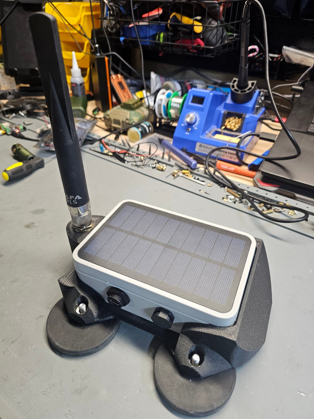 ASA Carbon Fiber Mount for RAK Wireless Solar Unify Enclosure Case