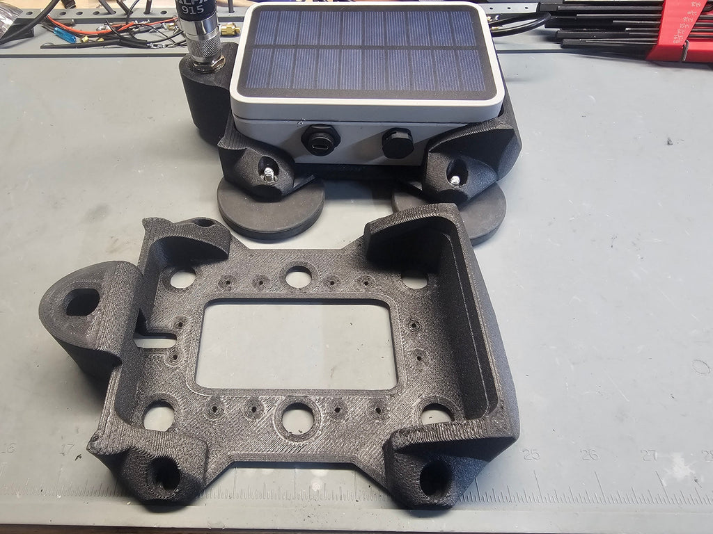 ASA Carbon Fiber Mount for RAK Wireless Solar Unify Enclosure Case