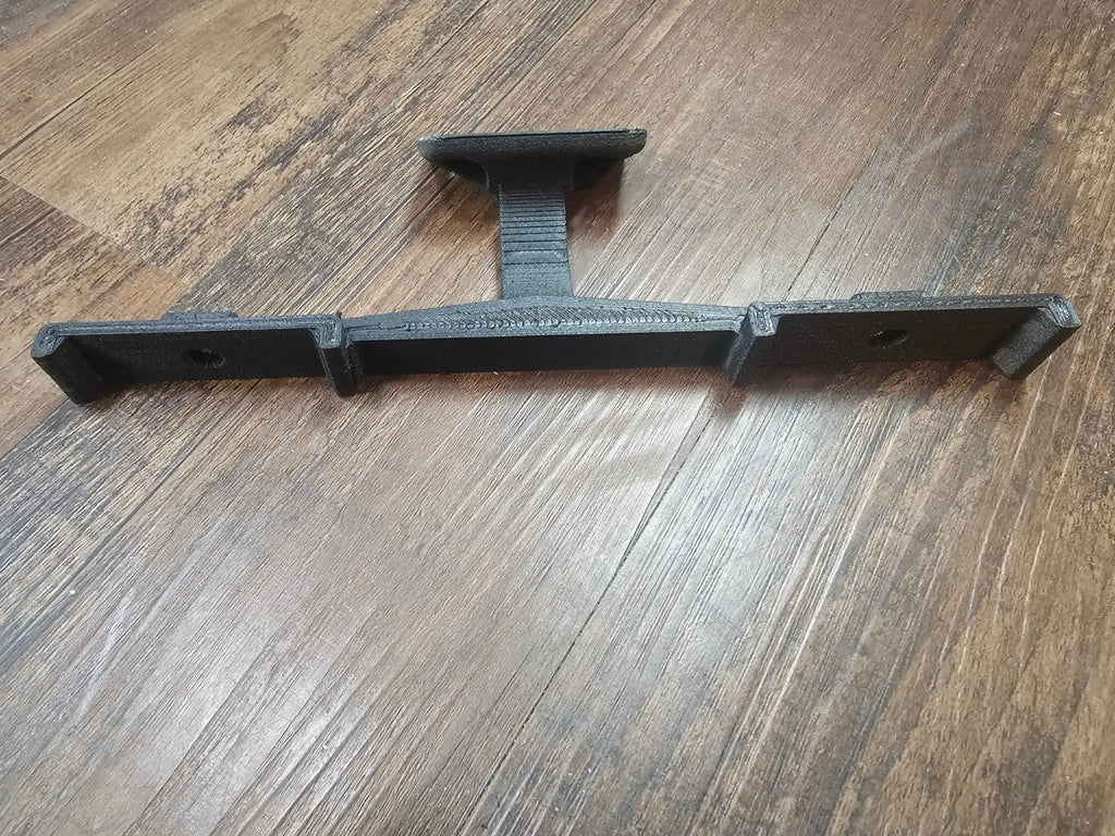 STL Double Solar Panel Mount for Meshtastic / MeshCore – Fits Curved Back 5W Solar Panels