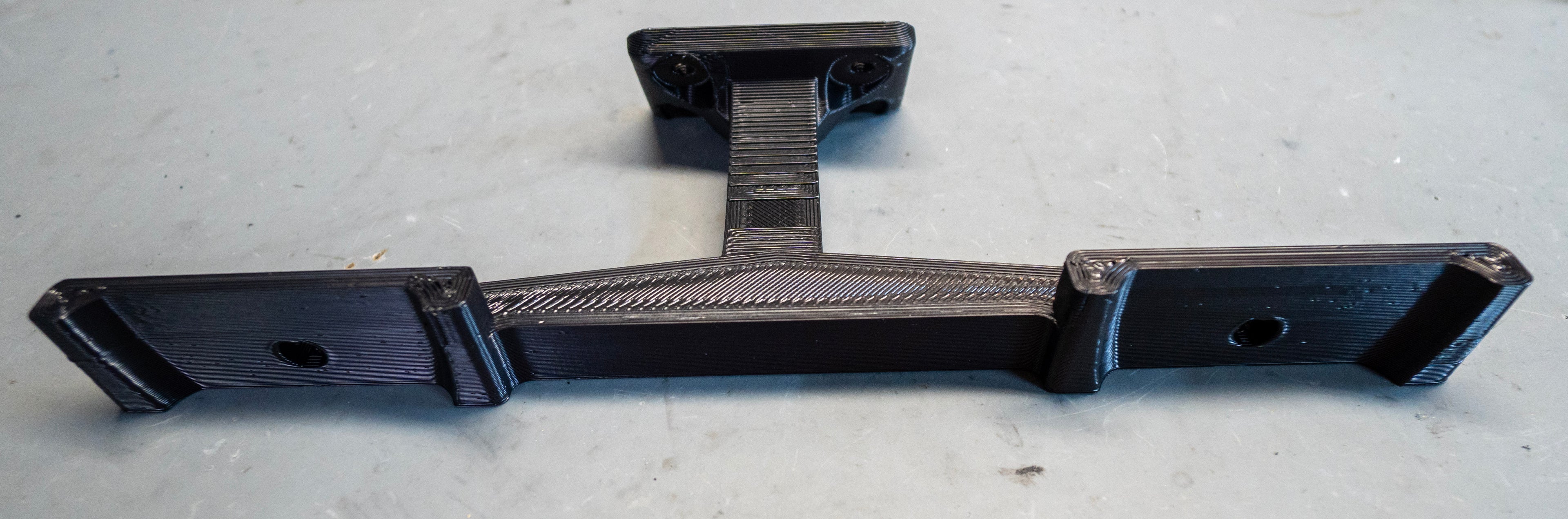 Double Solar Panel Mount. 3D Printed in ASA