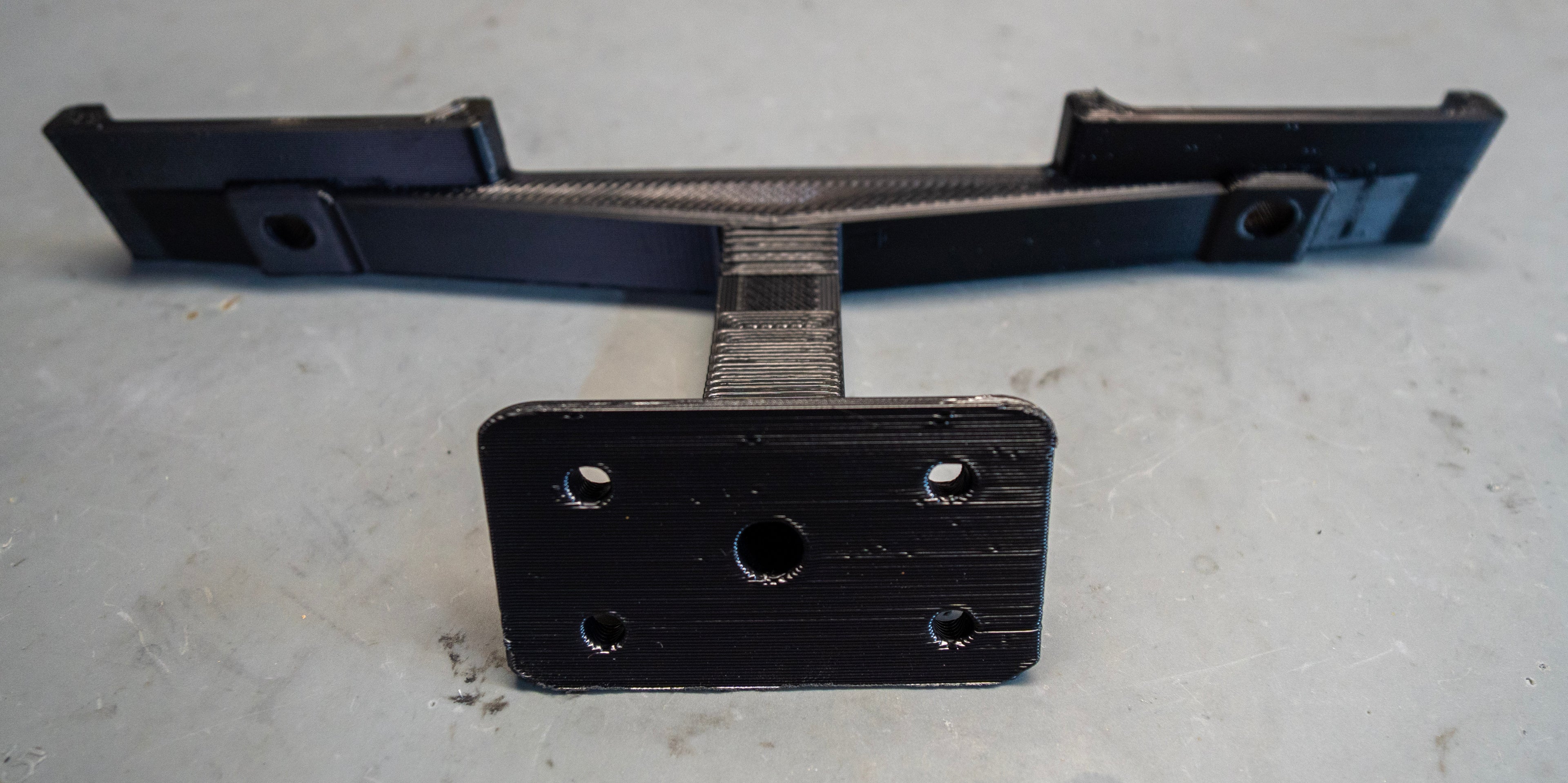 Double Solar Panel Mount. 3D Printed in ASA
